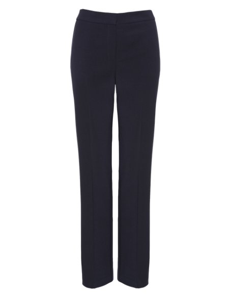 Premium New Wool Rich Angled Seam Straight leg Trousers | M&S ...
