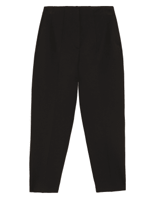 

Womens M&S Collection Tapered 7/8 Trousers - Black, Black