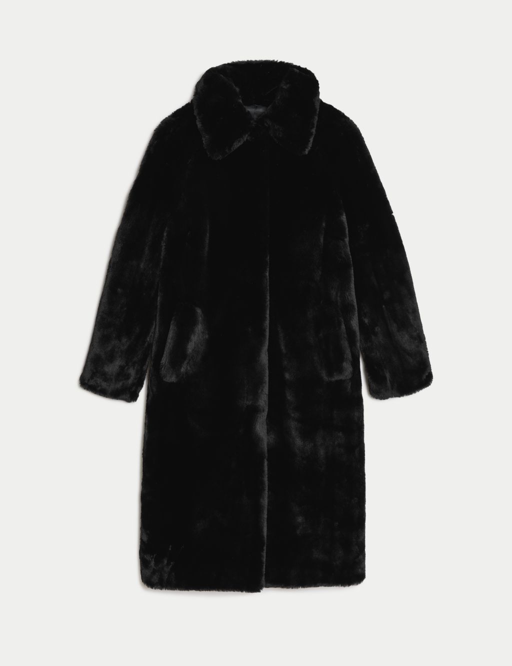 Faux Fur Longline Coat image 2