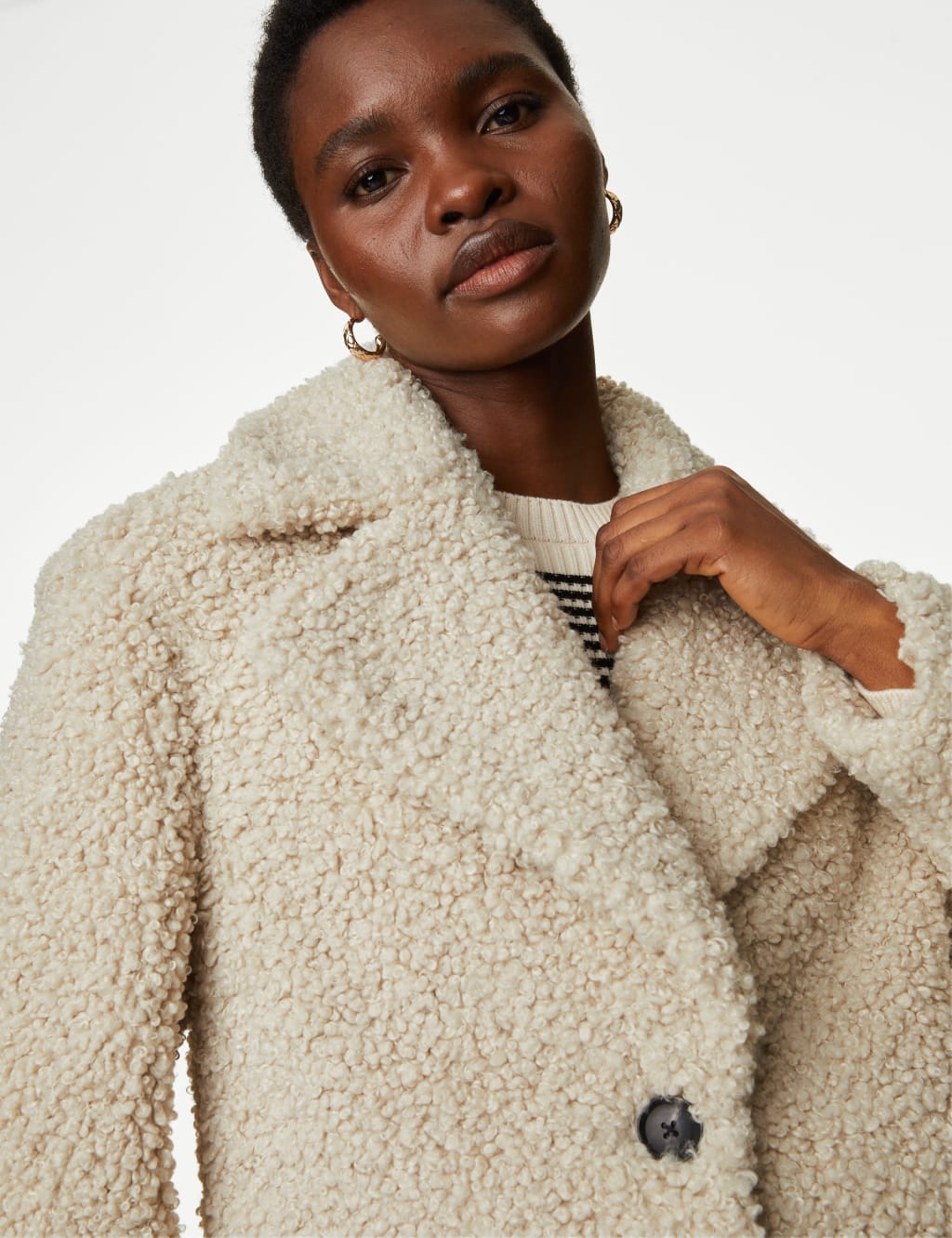 Marks and hotsell spencer beige coat