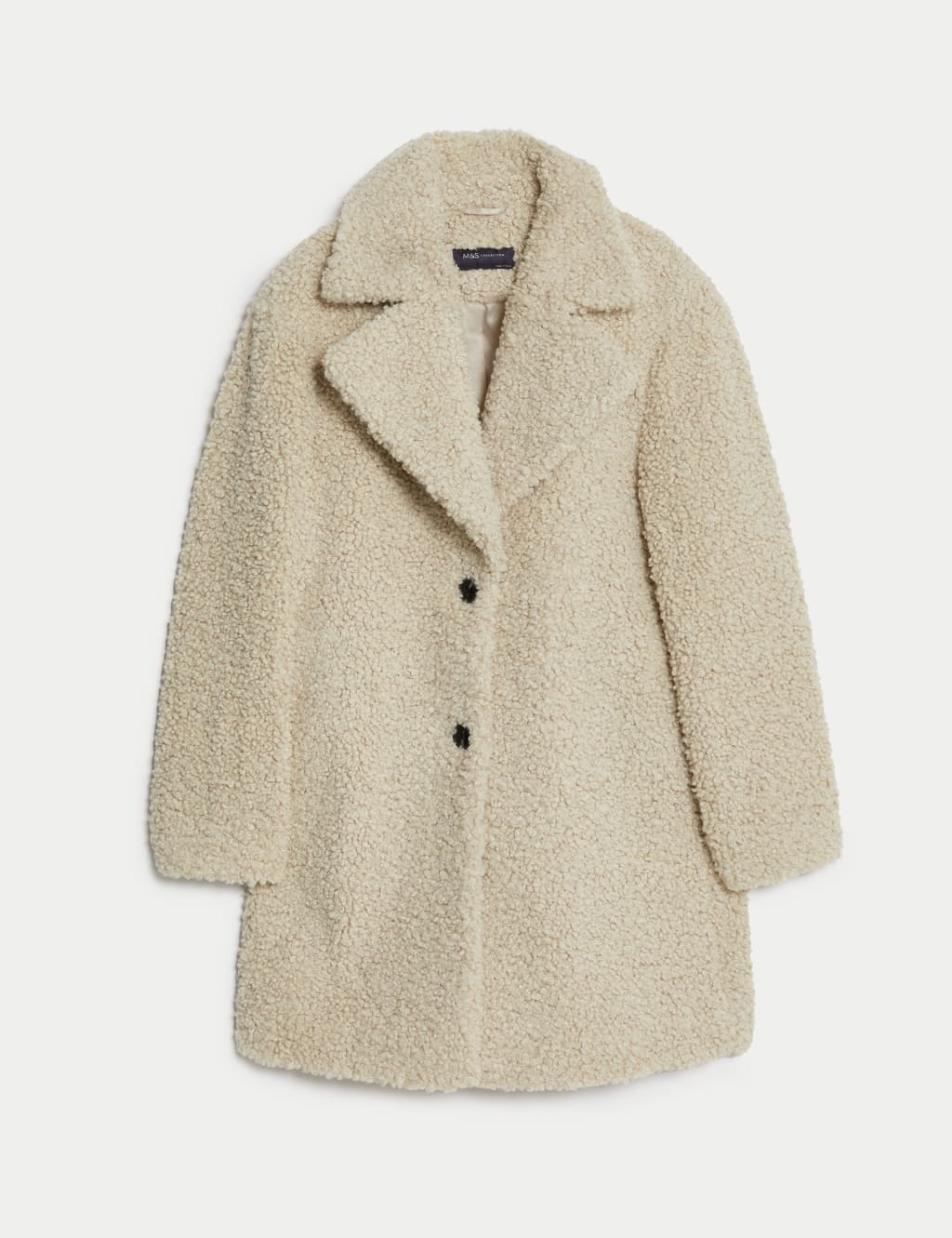 Textured Single Breasted Tailored Coat image 2