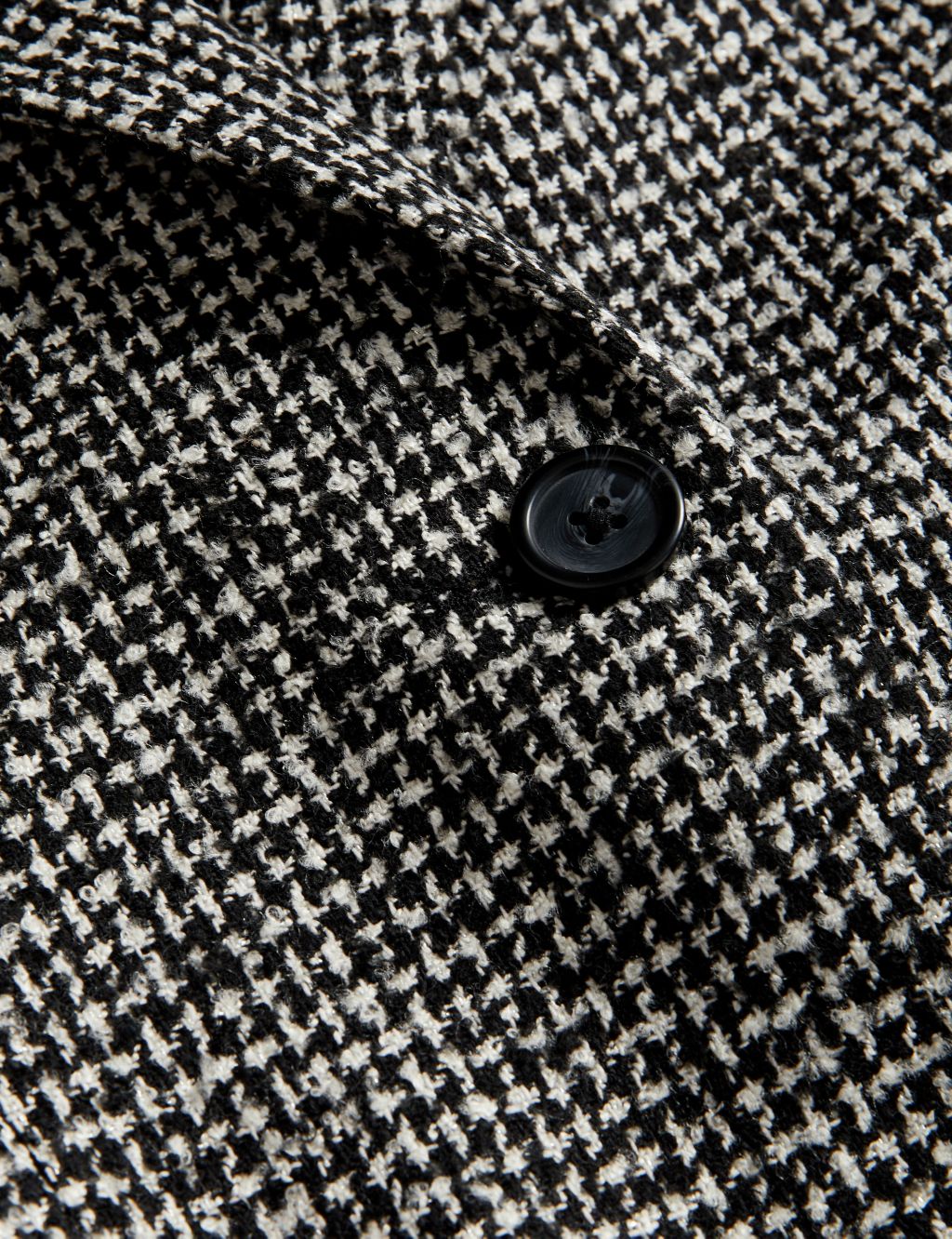 Tweed Relaxed Checked Single Breasted Blazer image 6