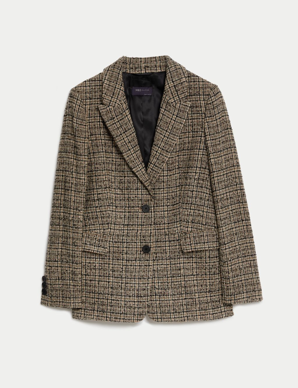 Tweed Relaxed Checked Blazer image 2