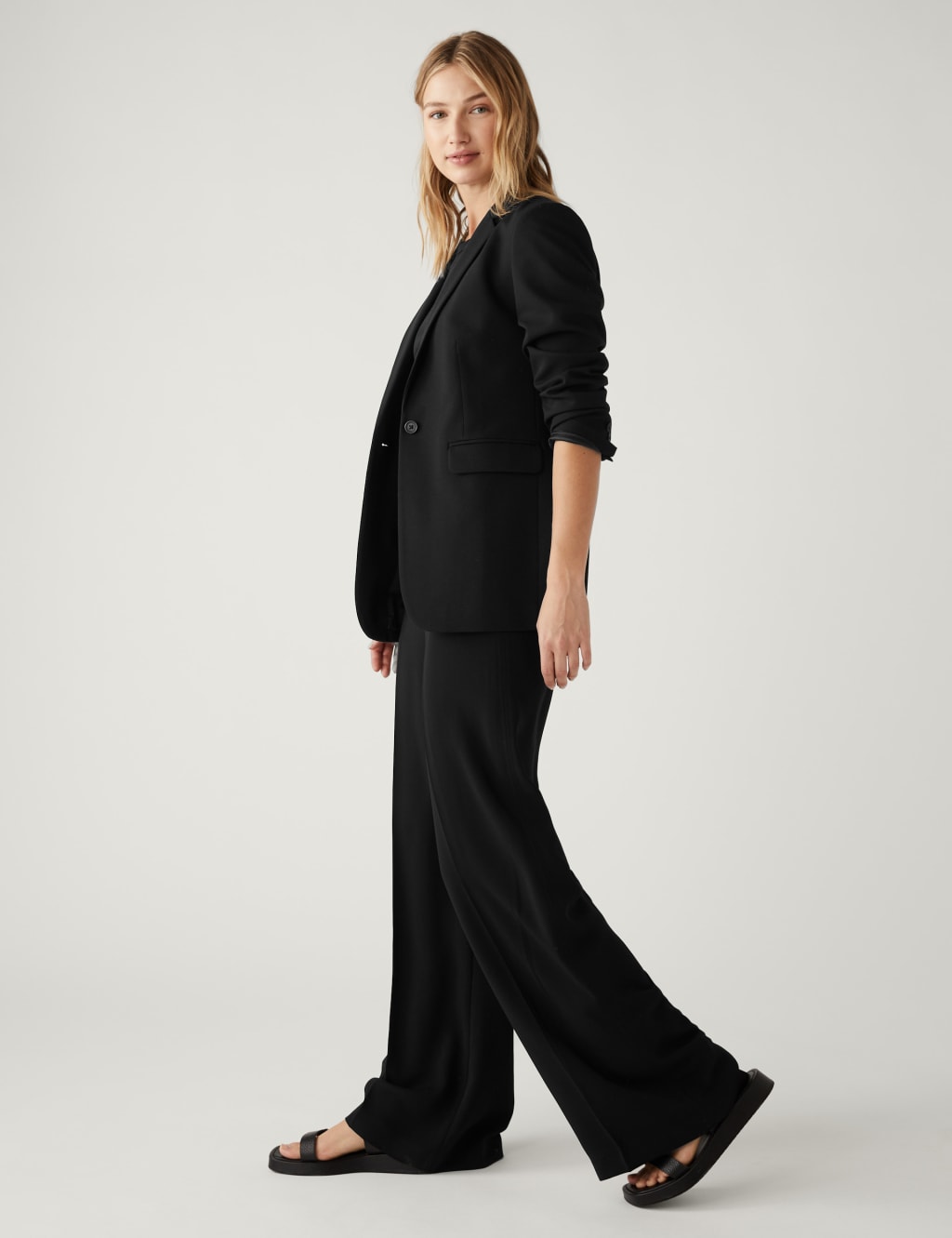 Tailored Single Breasted Blazer image 3