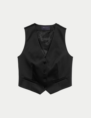 Satin Tailored Waistcoat