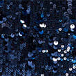 Tailored Sequin Single Breasted Blazer - blue