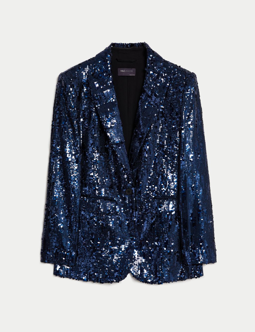 Tailored Sequin Single Breasted Blazer image 2