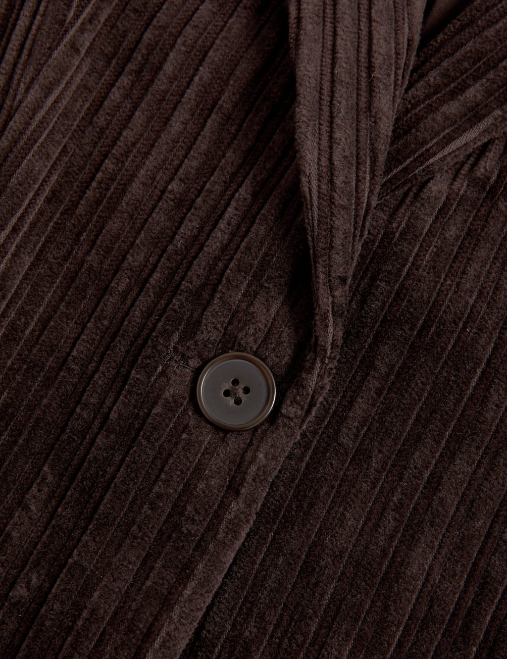 Cord Relaxed Textured Single Breasted Blazer image 6