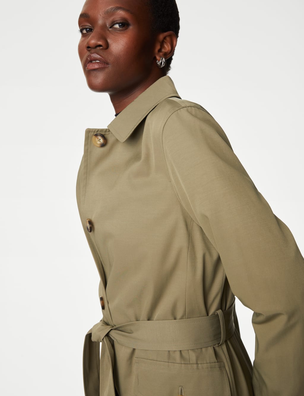Stormwear™ Belted Single Breasted Trench Coat image 5