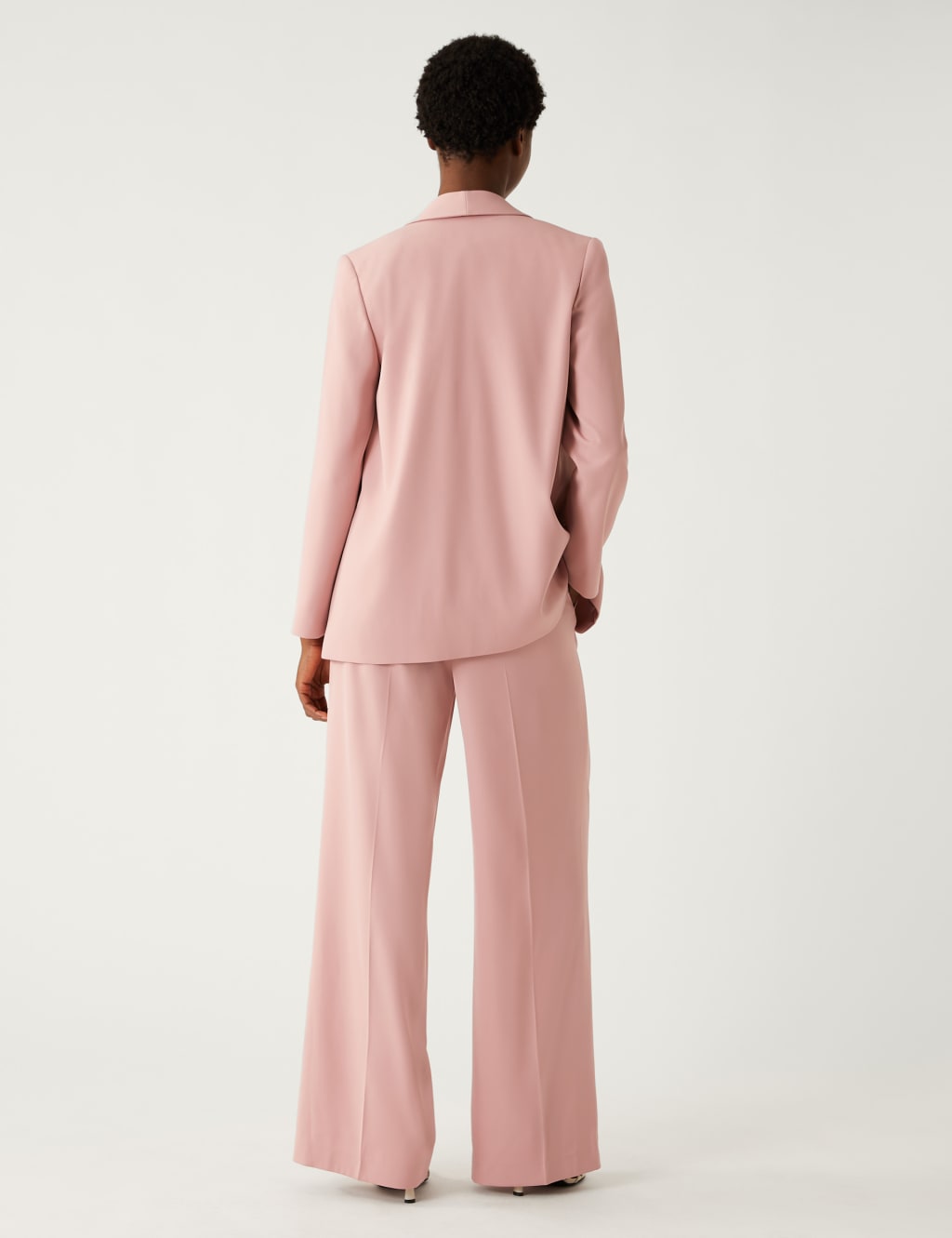 Satin Look Relaxed Blazer image 4