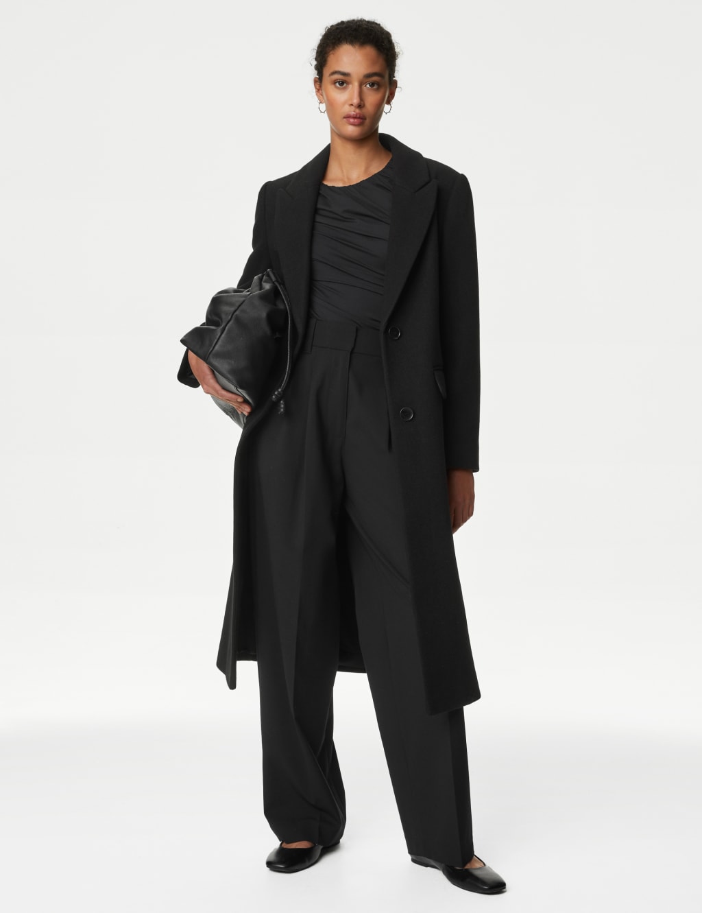 M and s black coat 2025