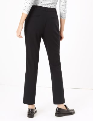 slim fit ankle trousers