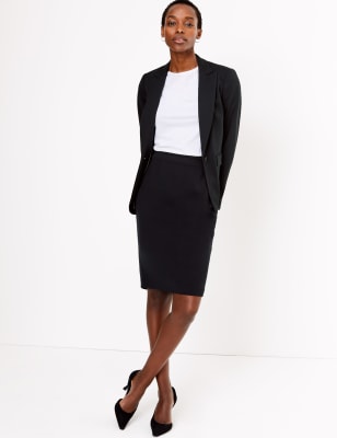 Tailored pencil outlet skirt