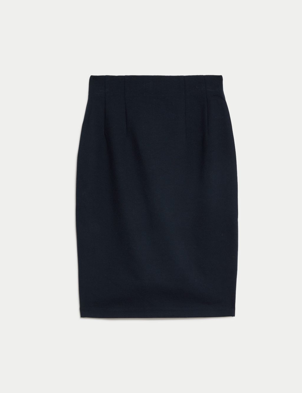 Jersey Knee Length Pencil Skirt