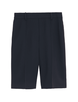

M&S Collection Bermudas de sarga con pinzasWomens - Navy, Navy