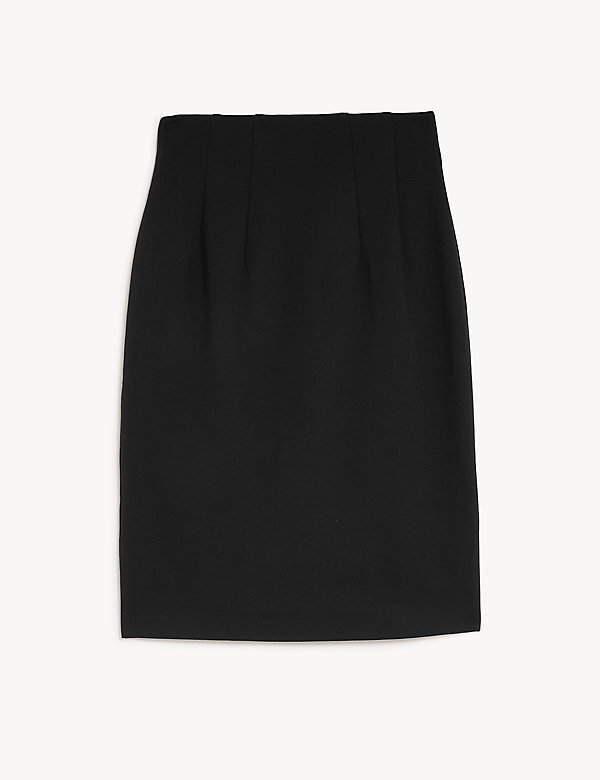 Jersey Knee Length Pencil Skirt - DE