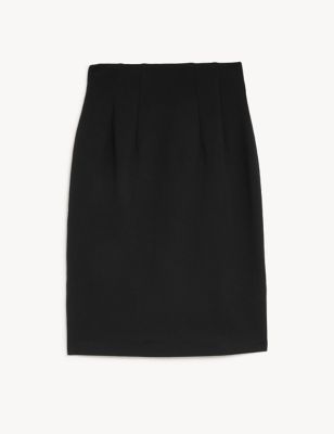 M&S Womens Jersey Knee Length Pencil Skirt