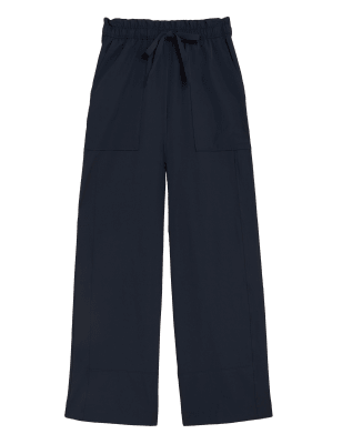 

Womens M&S Collection Knöchellange Utilityhose mit weitem Bein - Midnight Navy, Midnight Navy