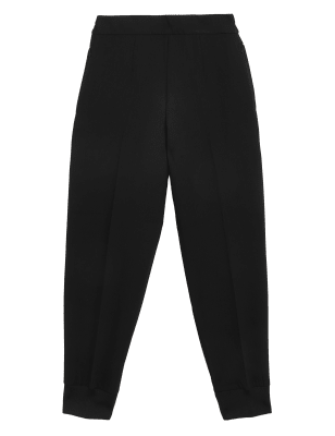 

M&S Collection Pantalón deportivo con puños y cintura elásticaWomens - Black, Black