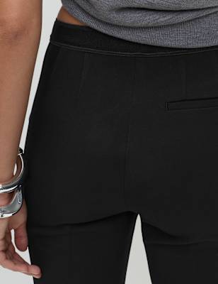 Slim Fit Ankle Grazer Trousers - HK