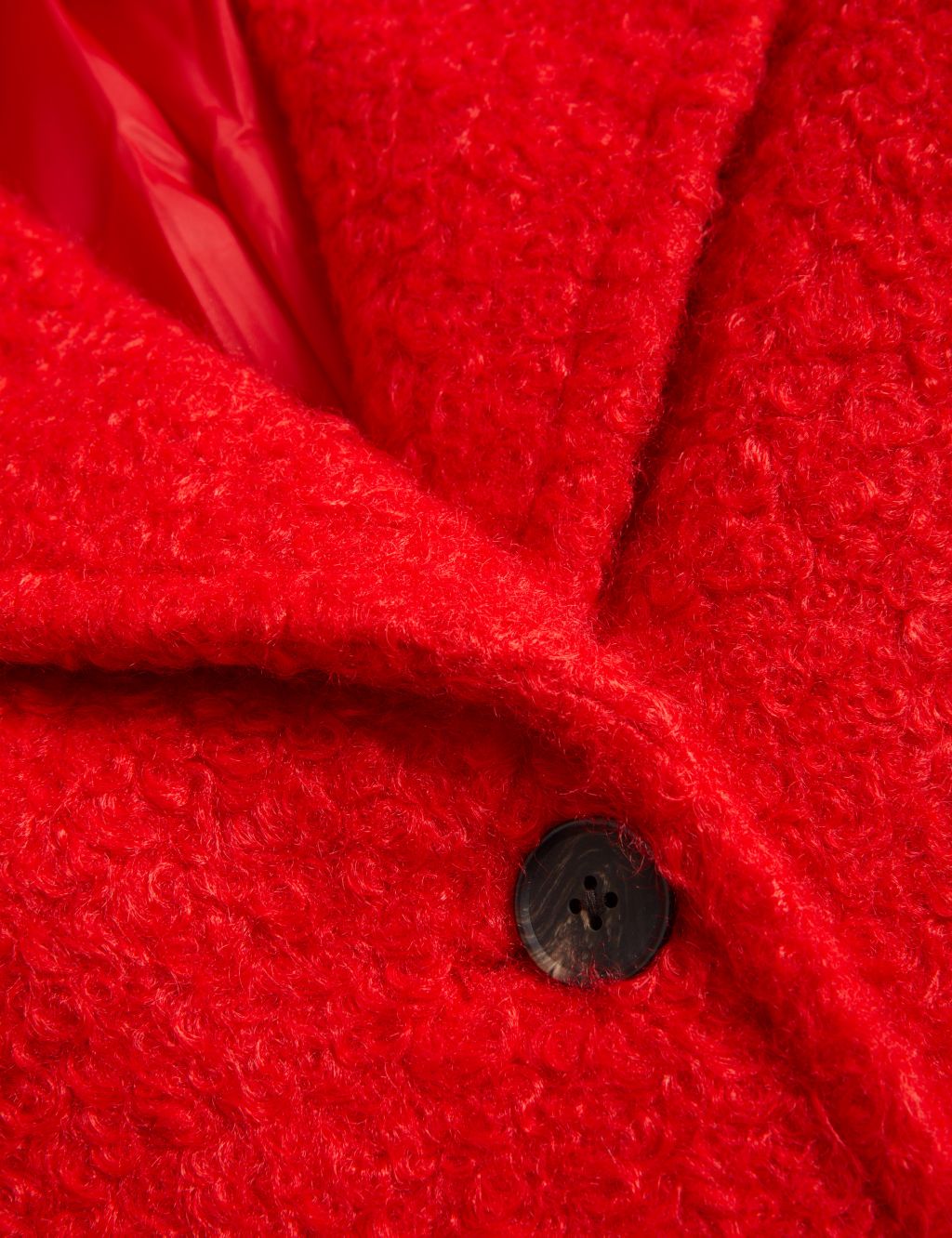 Textured Single Breasted Coat image 6