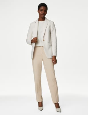 

M&S Collection Pantalón slim al tobillo con algodónWomens - Sand, Sand