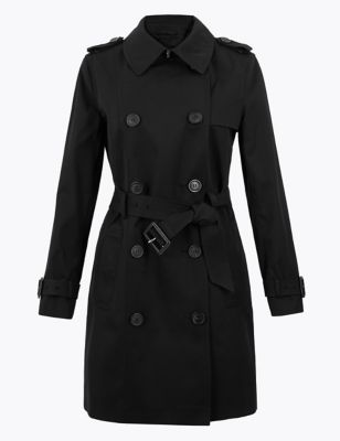 PETITE Double Breasted Coat | M&S Collection | M&S