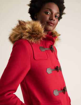 Duffle 2025 coat red