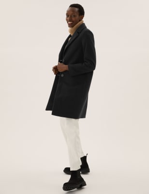 

M&S Collection Gabardina de botonadura simpleWomens - Black, Black