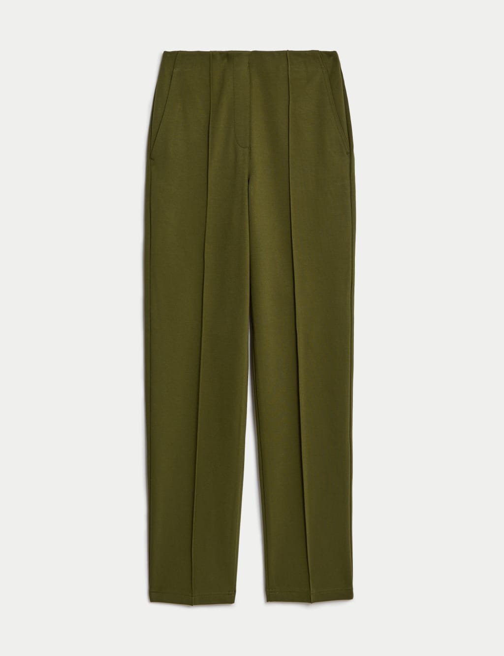 Jersey Twill Straight Leg Trousers image 2