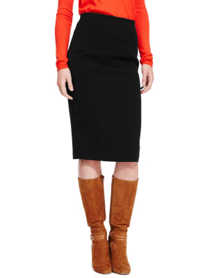 Back Zip Pencil Skirt | M&S Collection | M&S