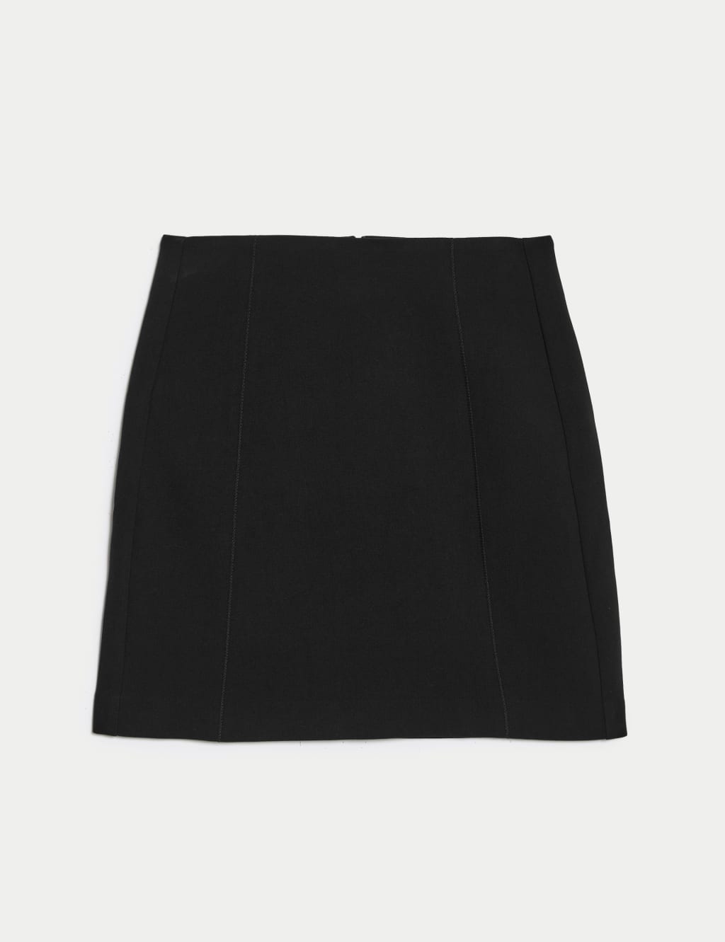 Crepe Seam Detail Mini A-Line Skirt image 2