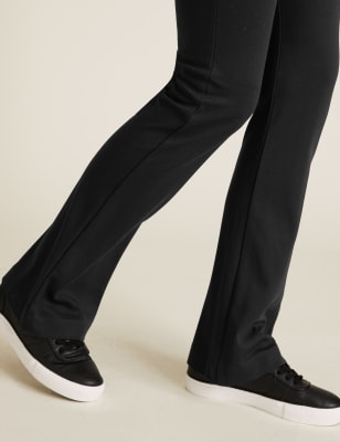 Jersey Slim Fit Bootcut Trousers