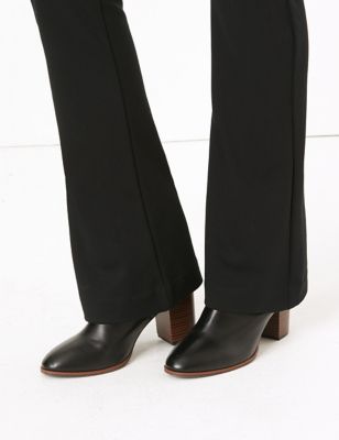 Jersey Slim Fit Bootcut Trousers