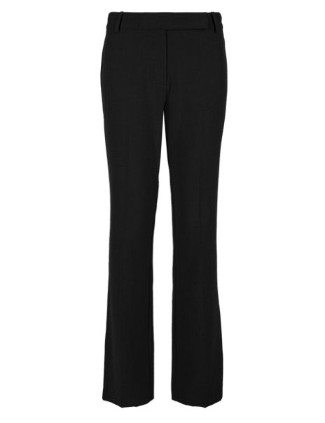 Flat Front Bootleg Trousers | M&S Collection | M&S