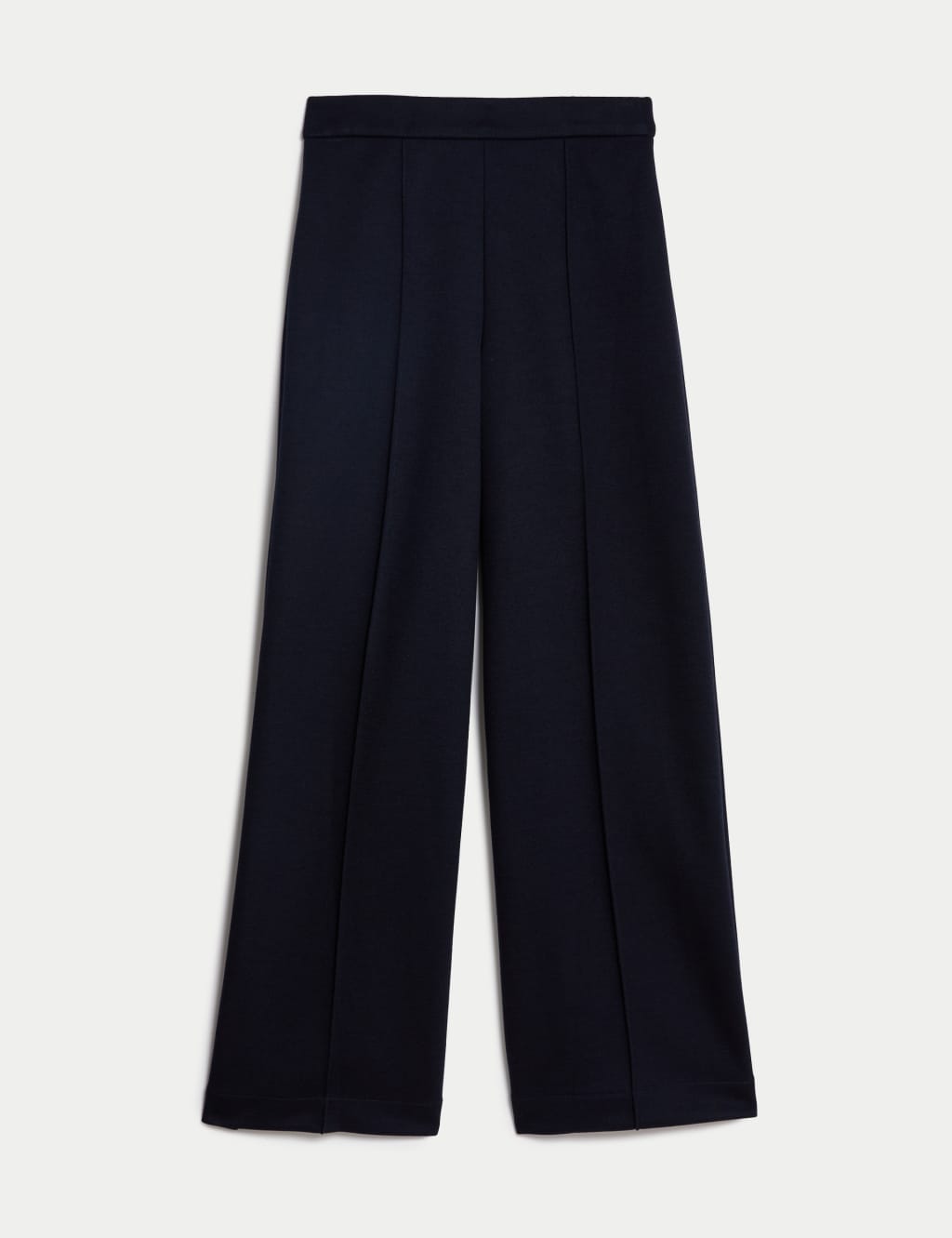 Jersey Elasticated Waist Wide Leg Trousers image 2