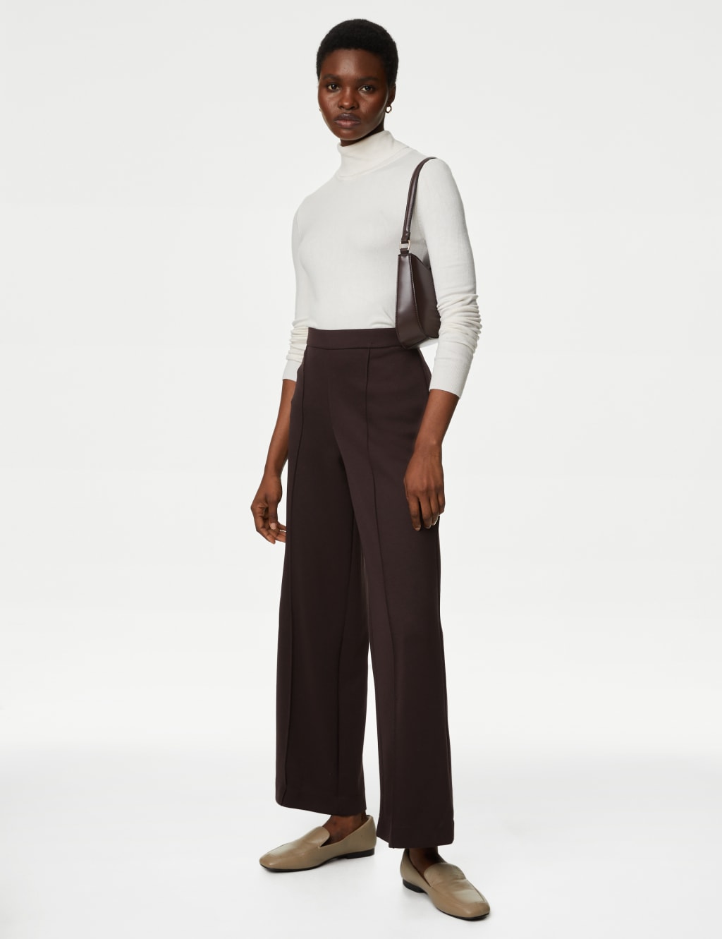 Matilde Wide Trousers Brown