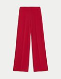 Pull On Wide Leg Trousers