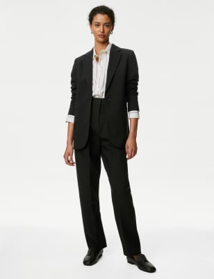 Black ankle grazer trousers marks clearance and spencer