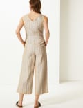 Marks and best sale spencer linen jumpsuit