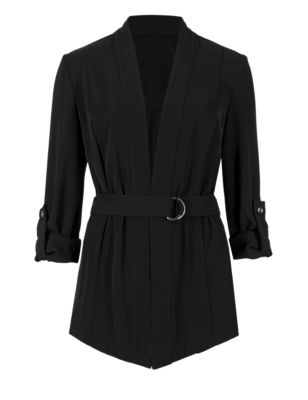 D Ring Waist Tie Jacket | M&S Collection | M&S
