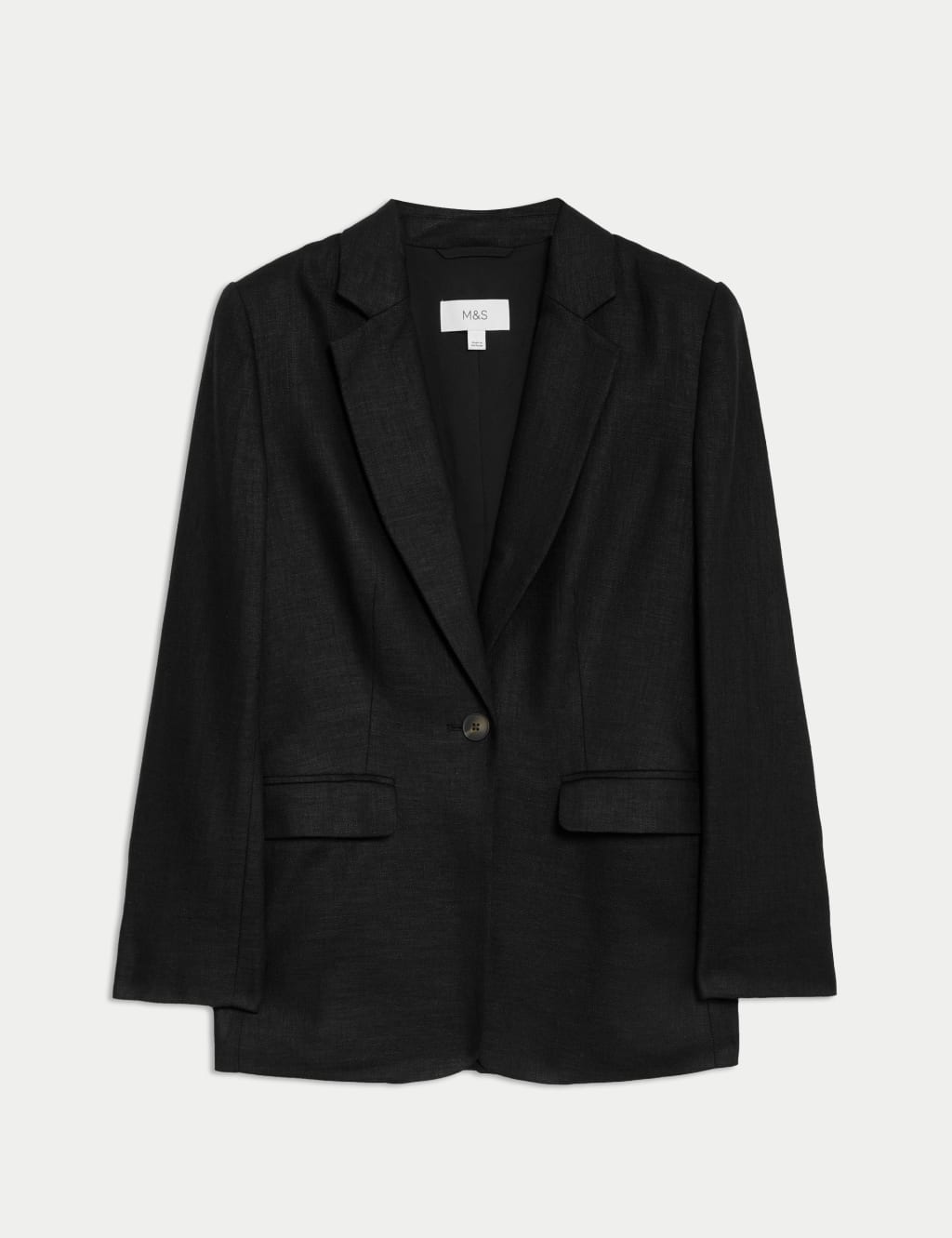 Ladies fitted black best sale blazer