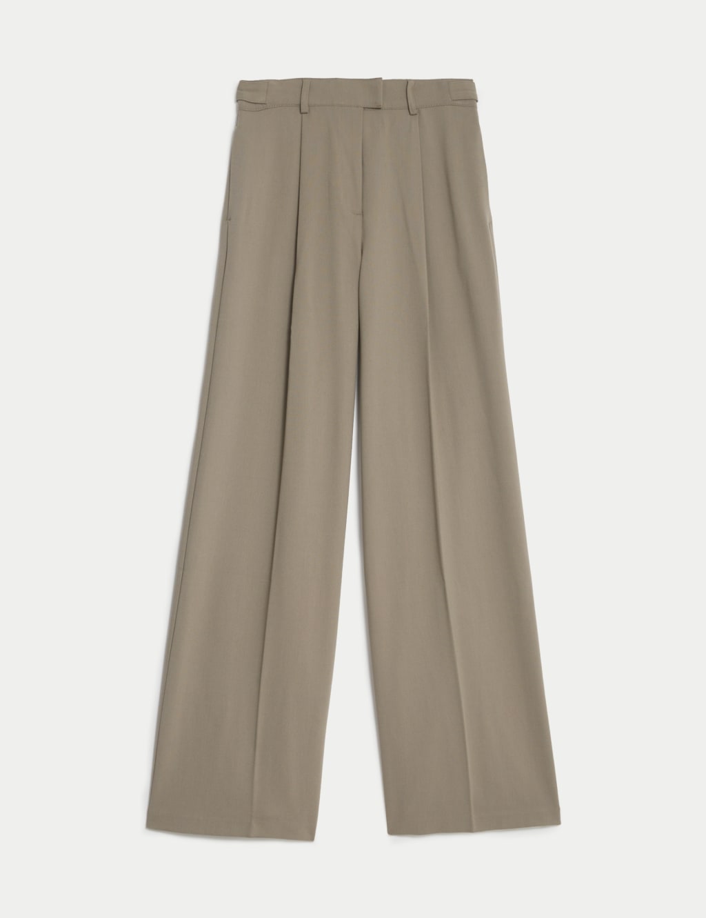 Pleat Front Relaxed Wide Leg Trousers image 2