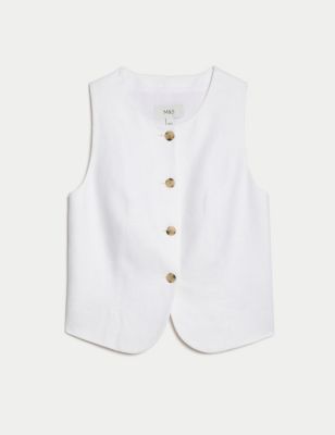 Linen Rich Tailored Waistcoat