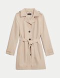 Belted Single Breasted Trench Coat