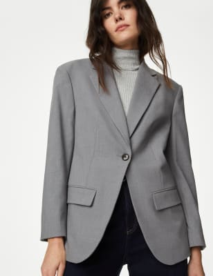 Relaxed Single Breasted Blazer | M&S Collection | M&S