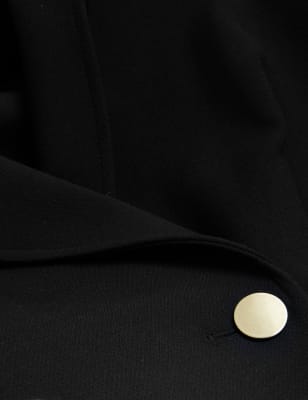 

Womens M&S Collection Slim Double Breasted Blazer - Black, Black