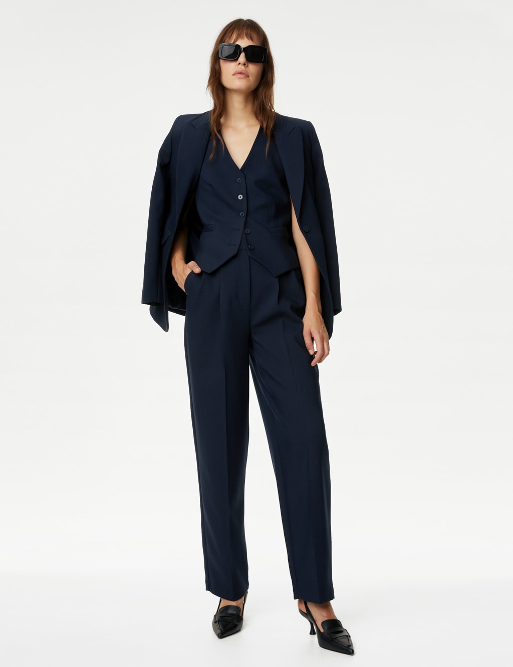 Pleat Front Relaxed Trousers image 6