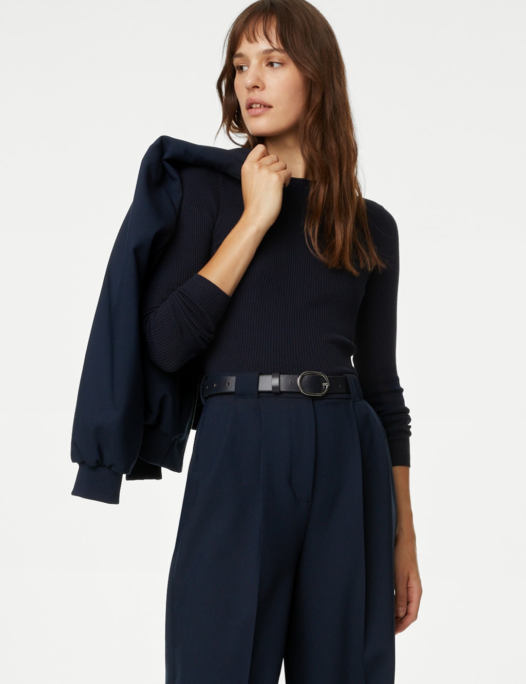 Pleat Front Relaxed Trousers image 8