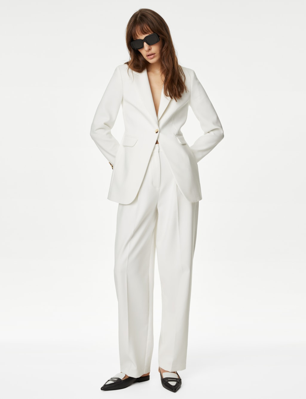 Pleat Front Relaxed Trousers image 6